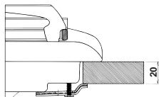 HOTPOINT PL 640S P - Schemat mocowania uchwytów - 1