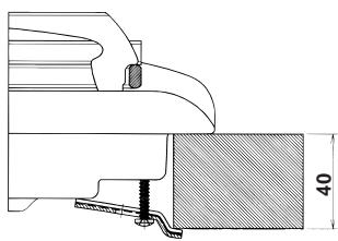 HOTPOINT PL 640S P - Schemat mocowania uchwytów - 3