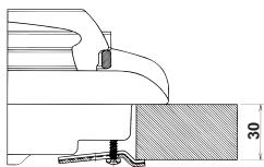 HOTPOINT PL 640S P - Schemat mocowania uchwytów - 2