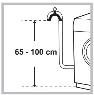 HOTPOINT RPG 965 DX EU - Connecting the drain hose - 1
