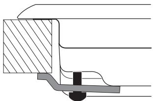 HOTPOINT FTGHG 751 D/HA - Ілмекті бекіту сызбасы - 2