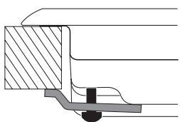 HOTPOINT FTGHG 751 D/HA - Hook fastening diagram - 2
