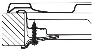 HOTPOINT PKL 641 D2/HA - Hook fastening diagram - 3