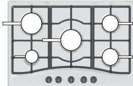 HOTPOINT PKL 641 D2/IX/A - توصيلات الغاز - 12