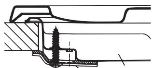 HOTPOINT PKL 641 D2/IX/A - Esquema para prender os ganchos - 1