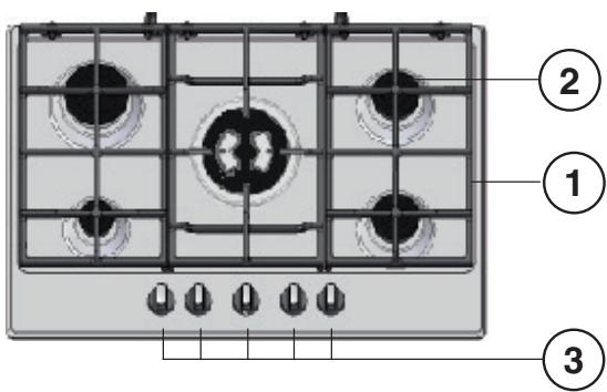 HOTPOINT PKL 641 D2/IX/A - Vista de conjunto - 1