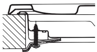 HOTPOINT PKL 641 D2/IX/A - Schéma de fixation des crochets - 3