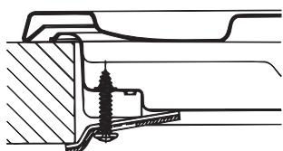 HOTPOINT PKL 641 D2/IX/A - Hook fastening diagram - 3