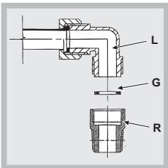 HOTPOINT PKL 752 IX/HA - Raccordement par tuyau rigide (cuivre ou acier) - 1