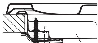 HOTPOINT PKL 752 IX/HA - Esquema para prender os ganchos - 1