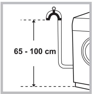 HOTPOINT WMG 722S EU - Collegamento del tubo di scarico - 1