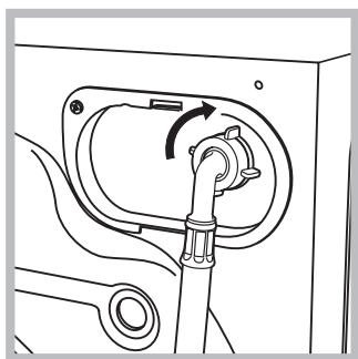HOTPOINT WMG 722S EU - Collegamento del tubo di alimentazione dell'acqua - 2