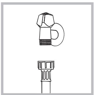 HOTPOINT WMG 722S EU - Connecting the water inlet hose - 1