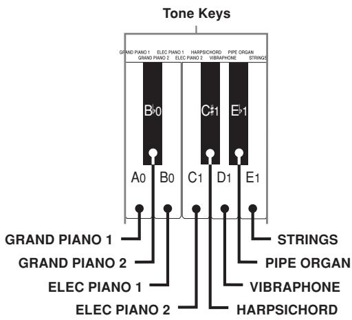 CASIO AP-24 - Selecting a Tone - 1