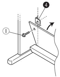 CASIO AP-24 - Assembling the stand - 4