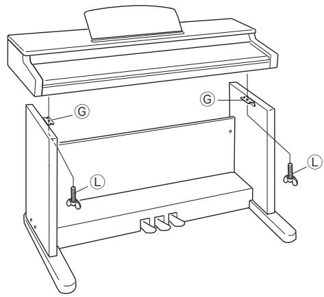 CASIO AP-38 - Installing the Keyboard onto the Stand - 2