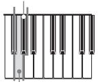 CASIO AP-38 - To turn Baroque pitch off and on - 1