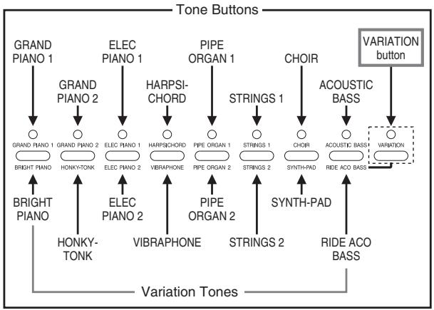 CASIO AP-38 - Selecting a Tone - 1