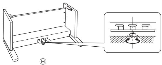 CASIO AP-38 - Assembling the stand - 7