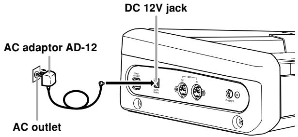 CASIO CDP-100 - Using the AC Adaptor - 1