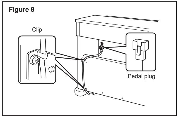 CASIO CELVIANO AP-24 - Connecting the Pedal - 1