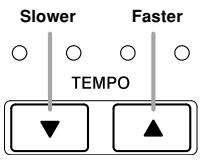 CASIO CELVIANO AP-80R - AdjustingPlaybackTempo - 2