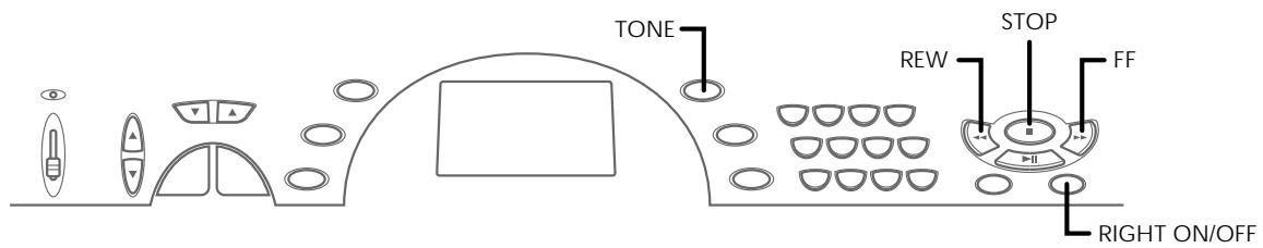CASIO CTK-451 - To play back a Song Bank tune - 6