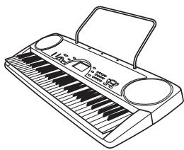 CASIO CTK-451 - *Attachment of the Score Stand - 2