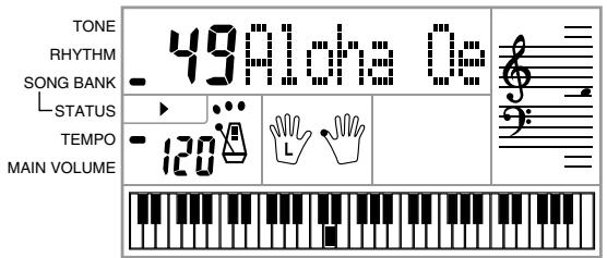 CASIO CTK-451 - To play along with a Song Bank tune - 2