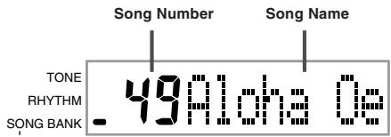 CASIO CTK-451 - To play back a Song Bank tune - 2