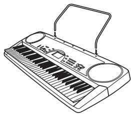 CASIO CTK-471 - *Attachment of the Score Stand - 1