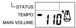 CASIO CTK-471 - To adjust the tempo - 1