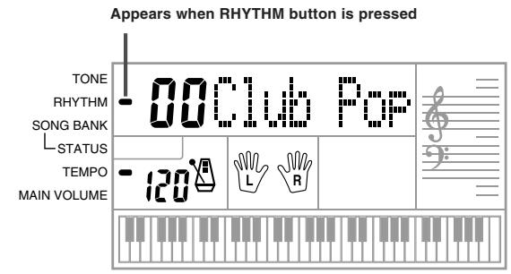 CASIO CTK-471 - To select a rhythm - 1