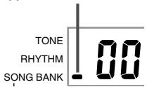 CASIO CTK-471 - To play back a Song Bank tune - 1