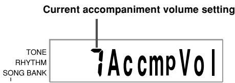 CASIO CTK-491 - Adjusting the Accompaniment Volume - 1