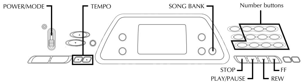 CASIO CTK-491 - Using the Song Bank - 1