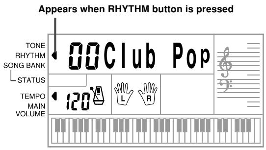 CASIO CTK-491 - To select a rhythm - 1