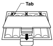 CASIO CTK-491 - To load batteries - 3