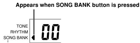 CASIO CTK-491 - To play back a Song Bank tune - 2