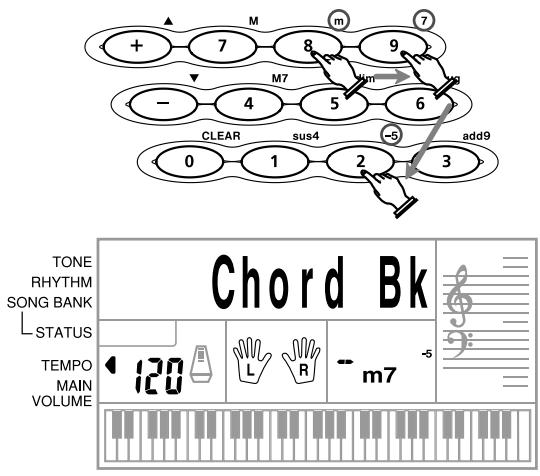 CASIO CTK-491 - Press the CLEAR button. - 1