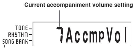 CASIO CTK-496 - Adjusting the Accompaniment Volume - 1