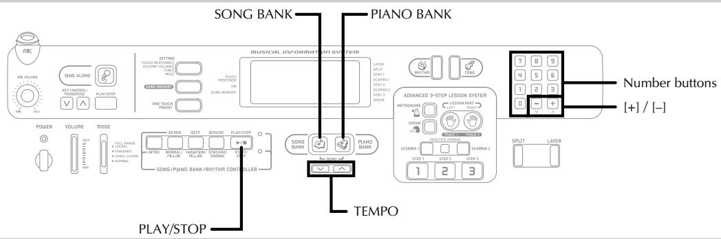 CASIO CTK-591 - Playing a Built-in Tune - 1