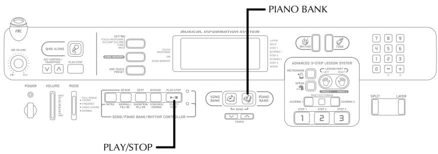 CASIO CTK-591 - Practicing on the Piano - 1