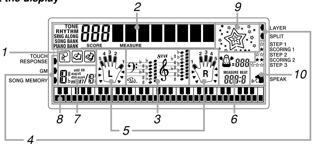 CASIO CTK-591 - About the display - 1