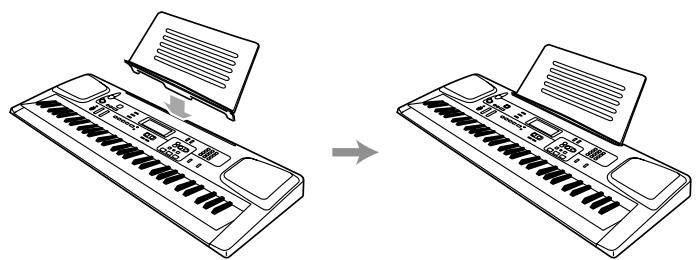 CASIO CTK-591 - *1 Attaching the Score Stand - 1