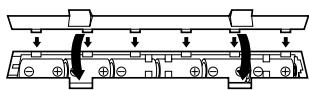 CASIO CTK-591 - To load batteries - 3