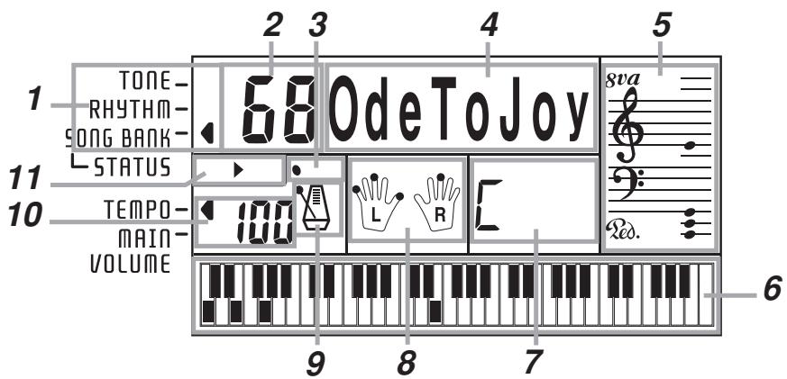 CASIO CTK-700 - Using the Display - 1