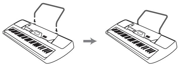 CASIO CTK-700 - *Attachment of the Score Stand - 1