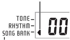 CASIO CTK-700 - To play back a Song Bank tune - 1