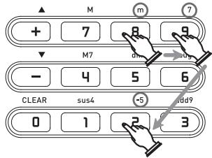 CASIO CTK-700 - Looking Up a Chord Using the Chord Book - 2